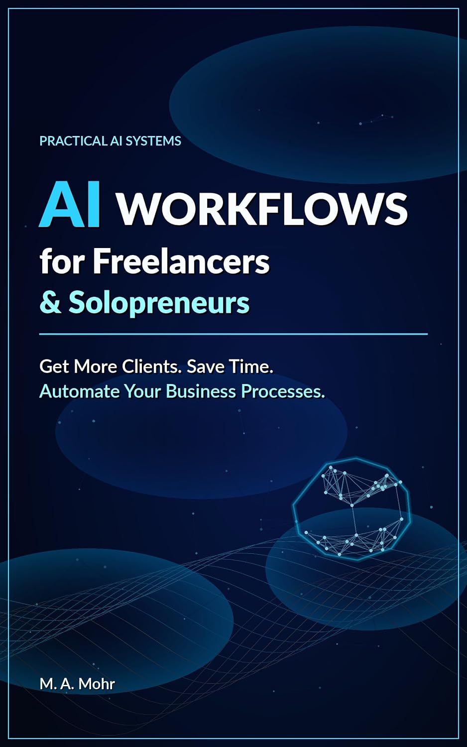 English Kindle cover of AI Workflows for Freelancers and Solopreneurs